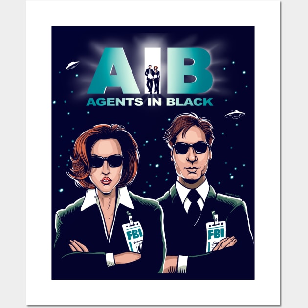 Agents In Black Wall Art by DonovanAlex